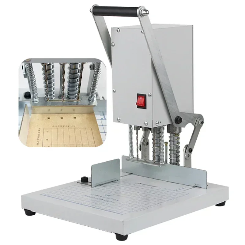 ماكينة ثقب كهربائية 668B قسيمة المحاسبة المالية ماكينة تجليد الزاوية بفتحة مثلثة #2