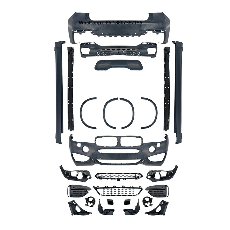 

X6 M-tech Style Body Kit for 15-19 forBMW F16 High Quality New Front Bumper Rear Bumper Wheel Eyebrow Side Skirts Perfect Fit