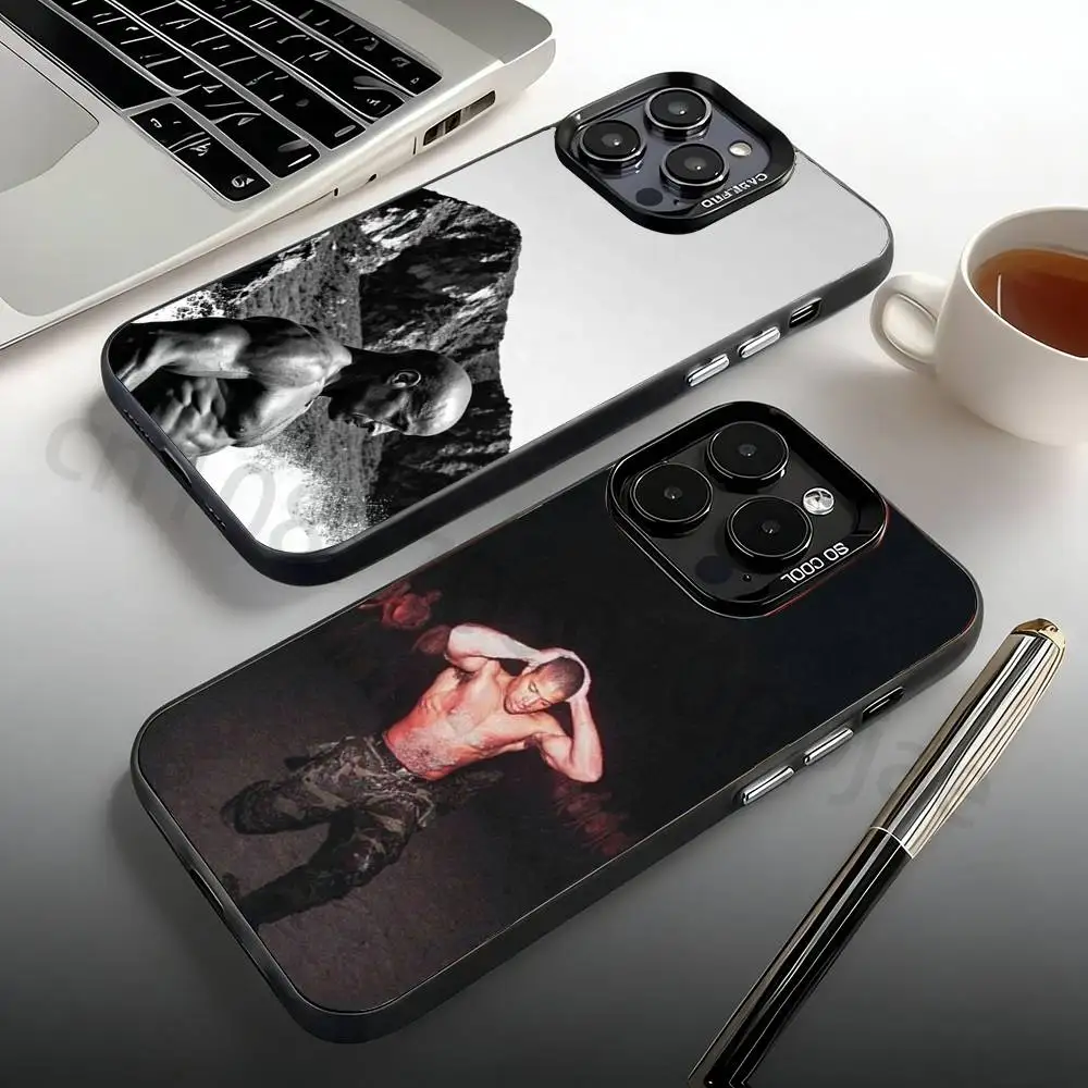 Capa de Celular D-David Goggins para iPhone 17, 16, 15, 14, 13, 12, 11, Pro, Max, Plus, Mini, Antichoque Fosca Rígida