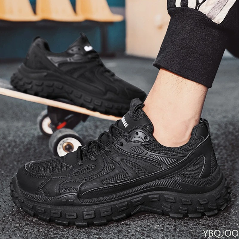 Herbst-Herrenschuhe, 2026, modisch, neu, Schwarz, Sport- und Freizeitarbeit, wasserdicht, rutschfest, verschleißfest und langlebig, Herrenschuhe