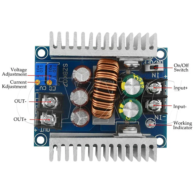 300W XL4016 DC-DC Max 9A/20A Przetwornica obniżająca napięcie 5-40V do 1.2-35V Regulowany moduł zasilania Sterownik LED — zdjęcie produktu 3
