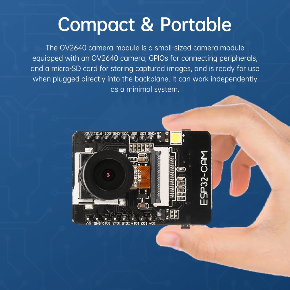 ESP32-CAM WIFI Bluetooth Development Board with OV2640 OV3660 Camera Module Micro USB Type-C 5V CH340G ESP32 Serial