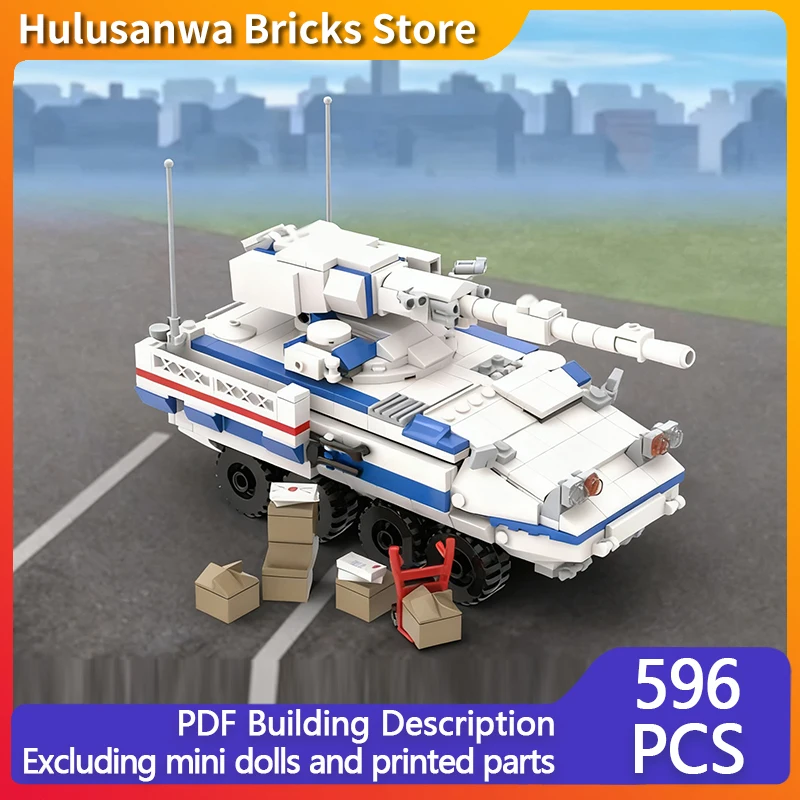 

Почтовая модель грузового автомобиля MOC, строительные кирпичи, военное оборудование, модульная технология, подарки, праздник, сборка, детские игрушки, костюм