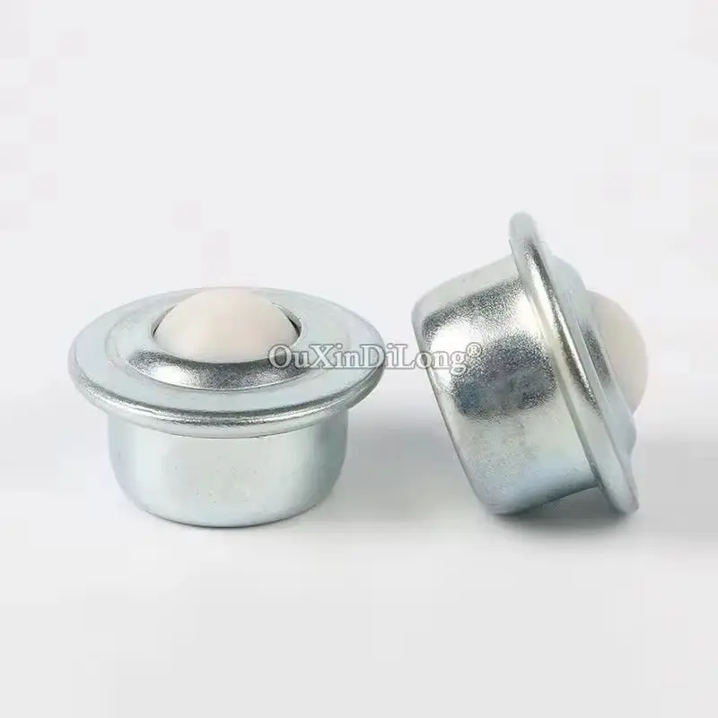 10PCS Universal Ball Transfer Unit 304 Stainless Steel/Bearing Steel/Nylon Ball Bearing Bull Eye Wheels Conveyor Rollers Sliders