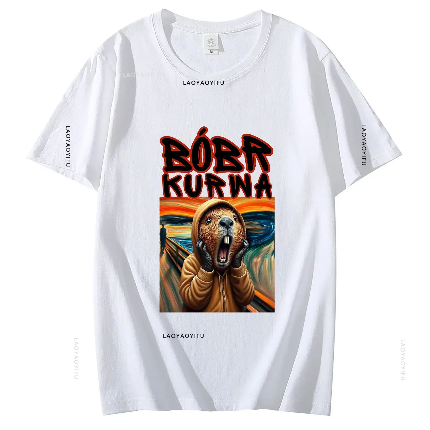 Hot Sale Bober Kurwa Bobr Graphic Cotton T Shirt Drinking Beer Special Men Women's Tee Kurwa Bobr Bober Comfortable Hip Hop Tops