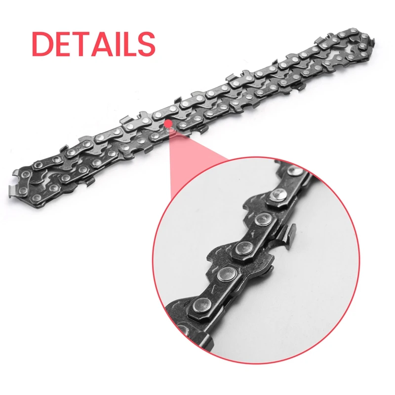 4 Inch 1/4Inch Mini Steel Chainsaw Chain Electric Electric Saw Accessory