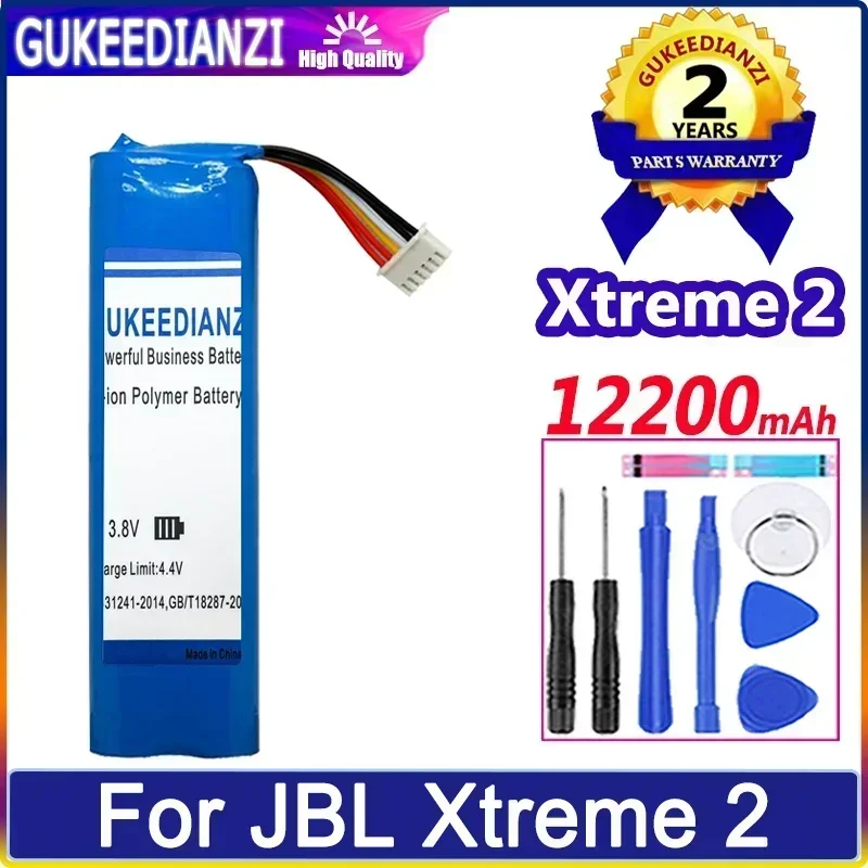 Large Capacity Batteries 12200mAh For JBL Xtreme 2 3 Xtreme2 xtreme3 SUN-INTE-103 2INR19/66-2 ID1019 Bluetooth Speaker Battery