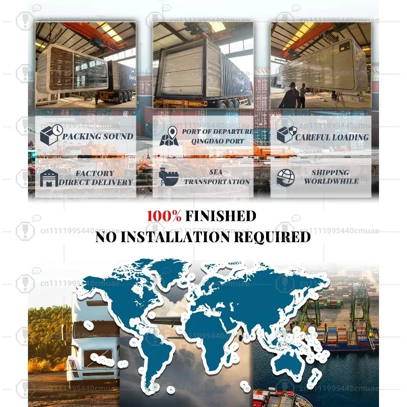 Hot Sale Fashion Custom Luxury Premium Prefabricated Apple Cabin Residence