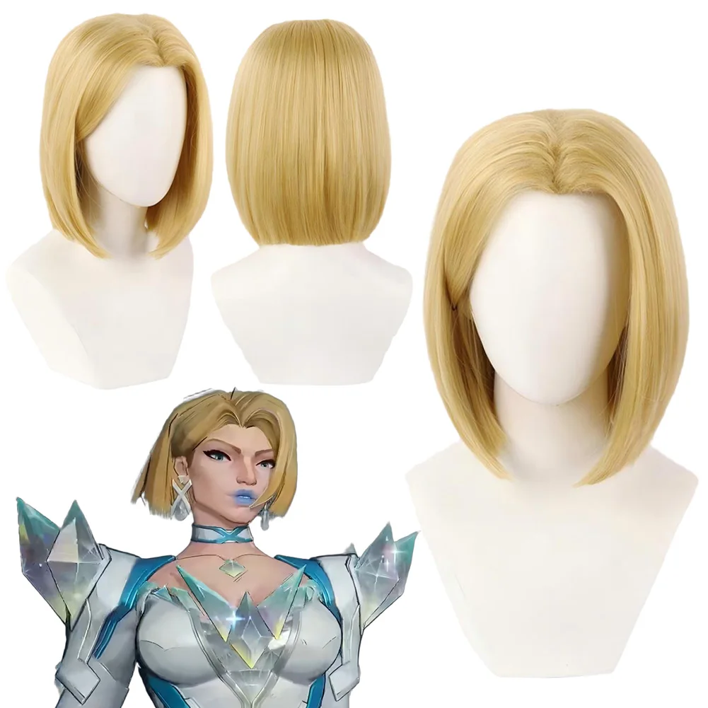 

Emma Frost Wigs Rival Cosplay Fantasy Hair Game Costume Disguise Accessories Adult Women Roleplay Fantasia Party Props