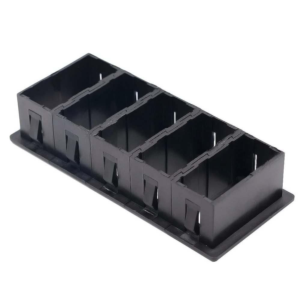 

Rocker Switch Panel Housing Kit 13 1x5 2x2 7cm Black ABS PC Bracket for Car Boat SUV ATV UTV Marine USB Fixed Frame Switch