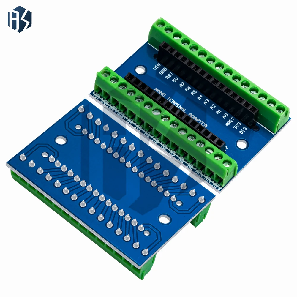 1 ~ 10PCS NANO V3.0 Controller Terminal อะแดปเตอร์บอร์ดขยาย NANO IO Shield Simple Extension สําหรับ Arduino AVR ATMEGA328P