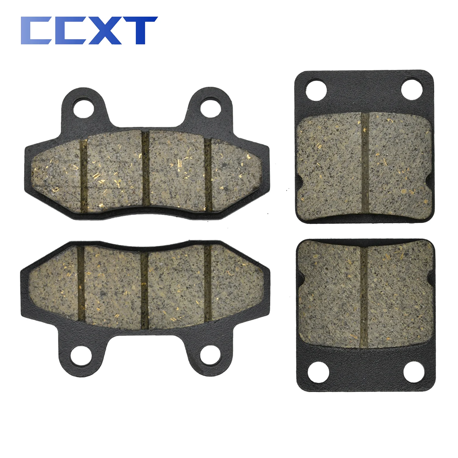 Motorcycle Front and Rear Brake Pads for 50cc 70cc 90cc 110cc 125cc 140cc to 170cc 200cc 250cc Pit Dirt Bike ATV Quad Motocross