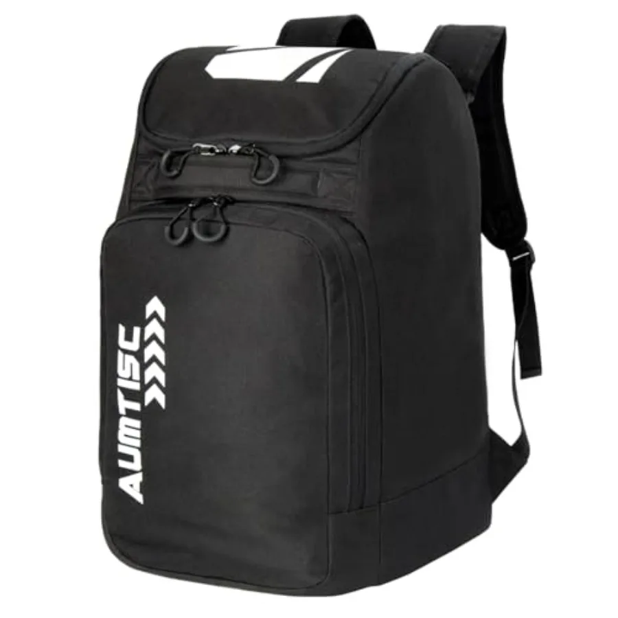 

Ski Boot Bag Backpack Padded SKi Boots and Helmet Bags for Flying Air Travel Skiing Gear Goggles Gloves Skis and Snowboard