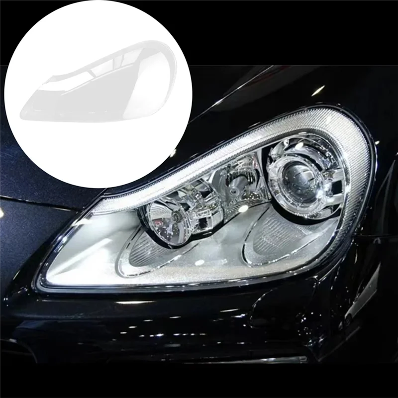 

-BABQ передняя фара, крышка корпуса, прозрачные абажуры для Porsche Cayenne 2007-2010, абажур для лампы головного света