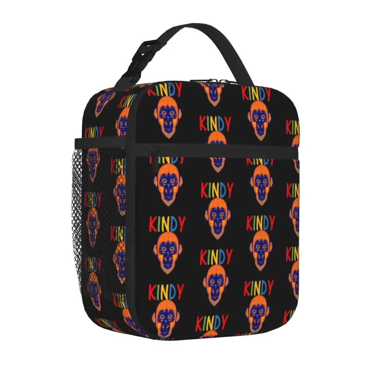 Hot Sale Kindy Monkey Earthy Tone Thermal Tote Balanced Diet Pack Neoprene Lunch Bag