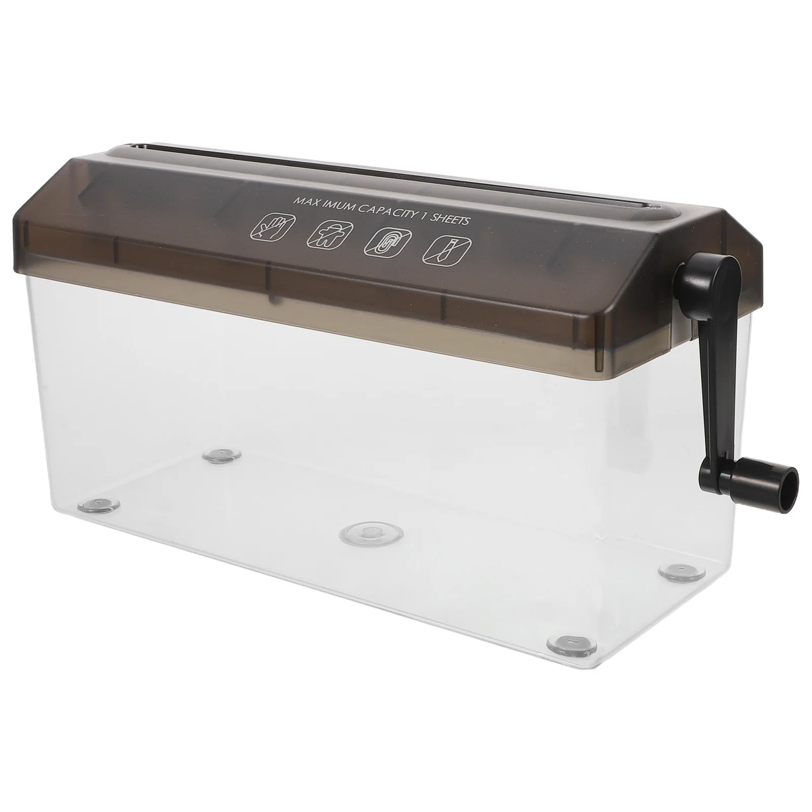 

Compact Manual Paper Shredder Portable Hand Crank for A4 Notes Bills Home Office Efficient Quiet Operation Hand Paper Shredder