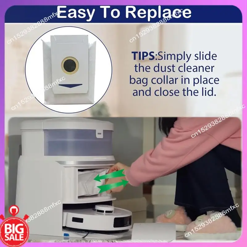 

Big Deal Dust Bags For Ecovacs DEEBOT T30/T30 PRO/MAX/PLUS/YIKO/T30PRO/T30MAX/T30PLUS/T30YIKO Vacuum Cleaner Replacement Parts