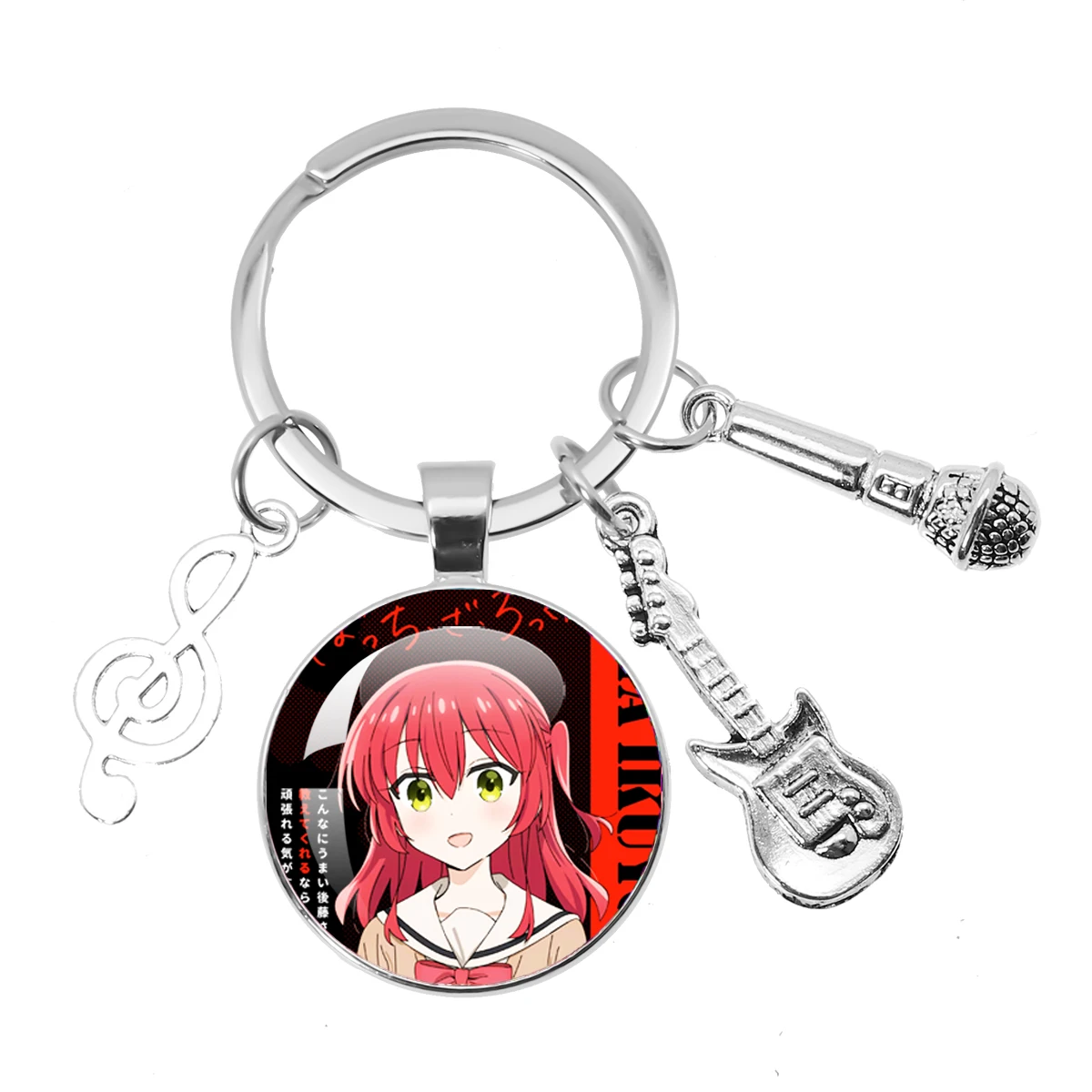 Cartoon Anime TV Shows BOCCHI THE ROCK! Solitary Rock Goto Dui Di Zhi Hong Xia Shan Tian Liang Cartoon Keychains Jewelry Gift