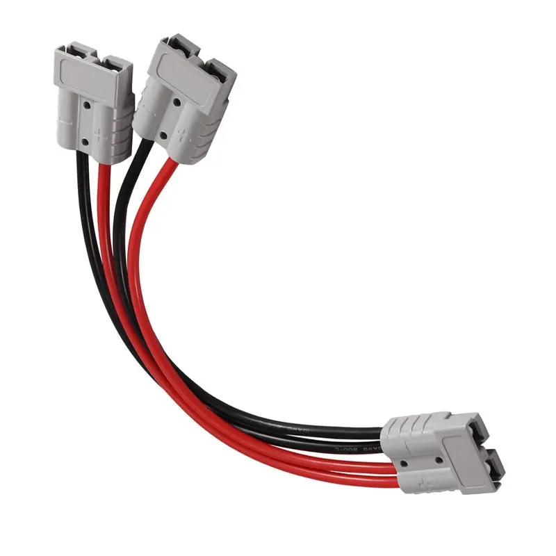 NEW HOT In Stock-High Current 50A Y-Splitter Connector 10AWG Heavy Duty Quick Release Cable For Winch Trailer And Off-Road Appli