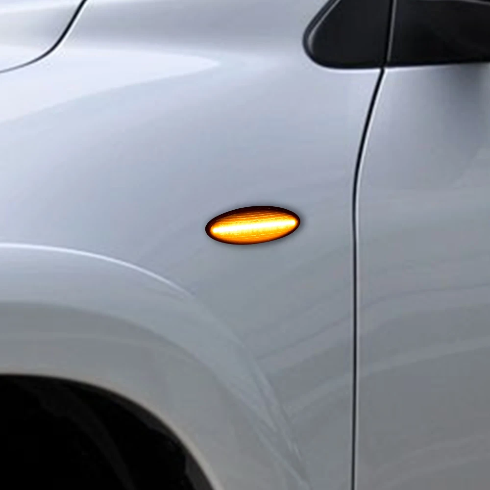 2PCS LED Dynamic Side Marker Turn Signal Light Sequential Blinker Lamp For Toyota Yaris Mk2 P9 RAV4 Mk3 ACA3/ALA3 Auris Mk1 E15