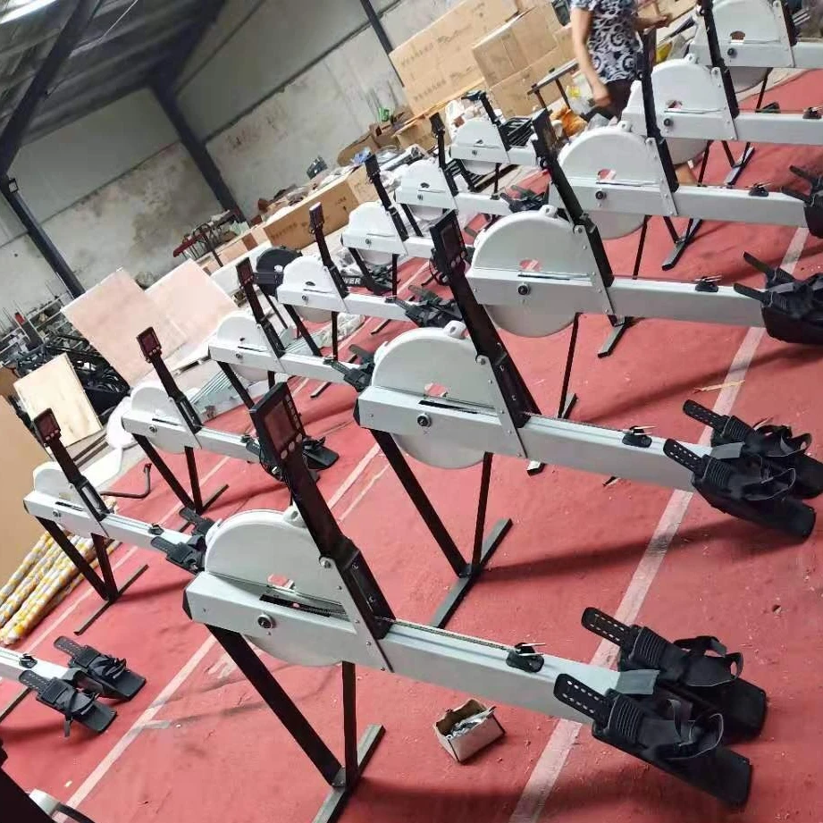 Wholesale Gym Fitness Equipment Cardio Indoor Home Wind Resistance Rowing Machine Air Rower Machine