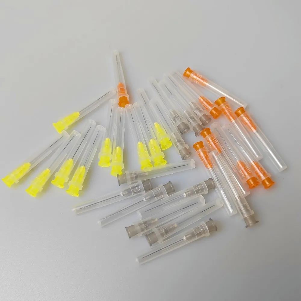 JUMTOP 100Pcs Dental Endo Irrigation Needle Tip Root Canal Lateral Rinsing Needles Single Side Opening Washing Needle
