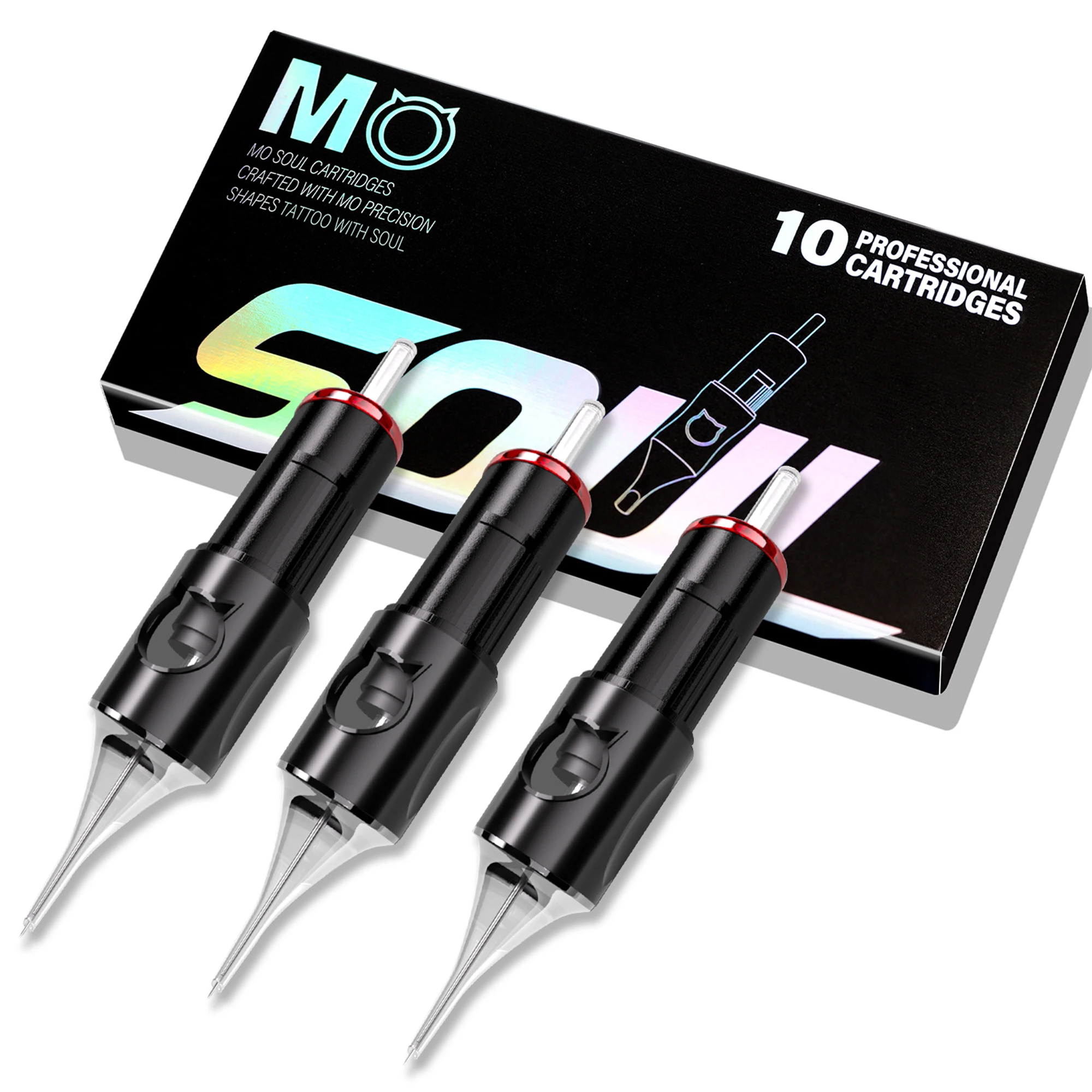 

Иглы для тату-машинок MO SOUL, круглые, для растушевки, одноразовые, стерилизованные, для тату-машинок и микронидлинга, 10 шт.