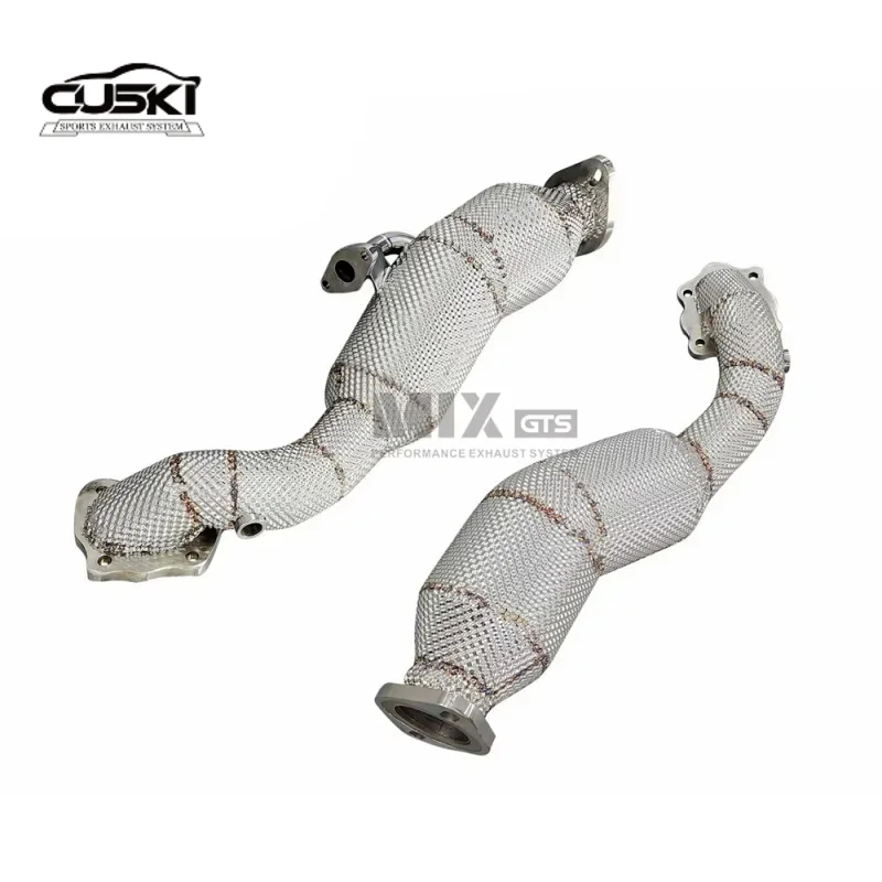 Tubo de escape de acero inoxidable para coche, tubo de escape de alto flujo para t2019 Lexus L500H, 3,5