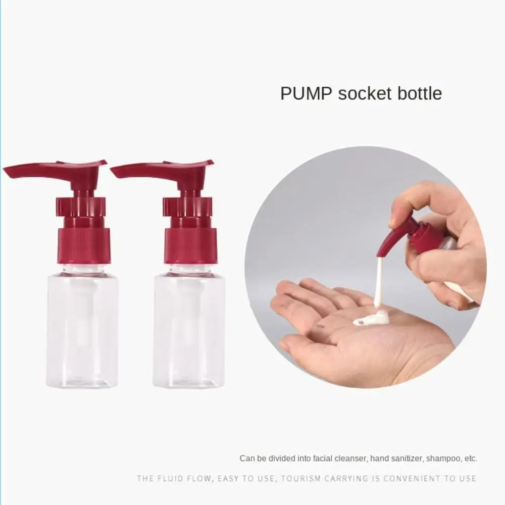 5 قطع/مجموعة من إكسسوارات السفر بالشامبو، زجاجة مستحضرات التجميل القابلة لإعادة الملء، حاوية مكياج للتعبئة الفرعية، زجاجات فارغة