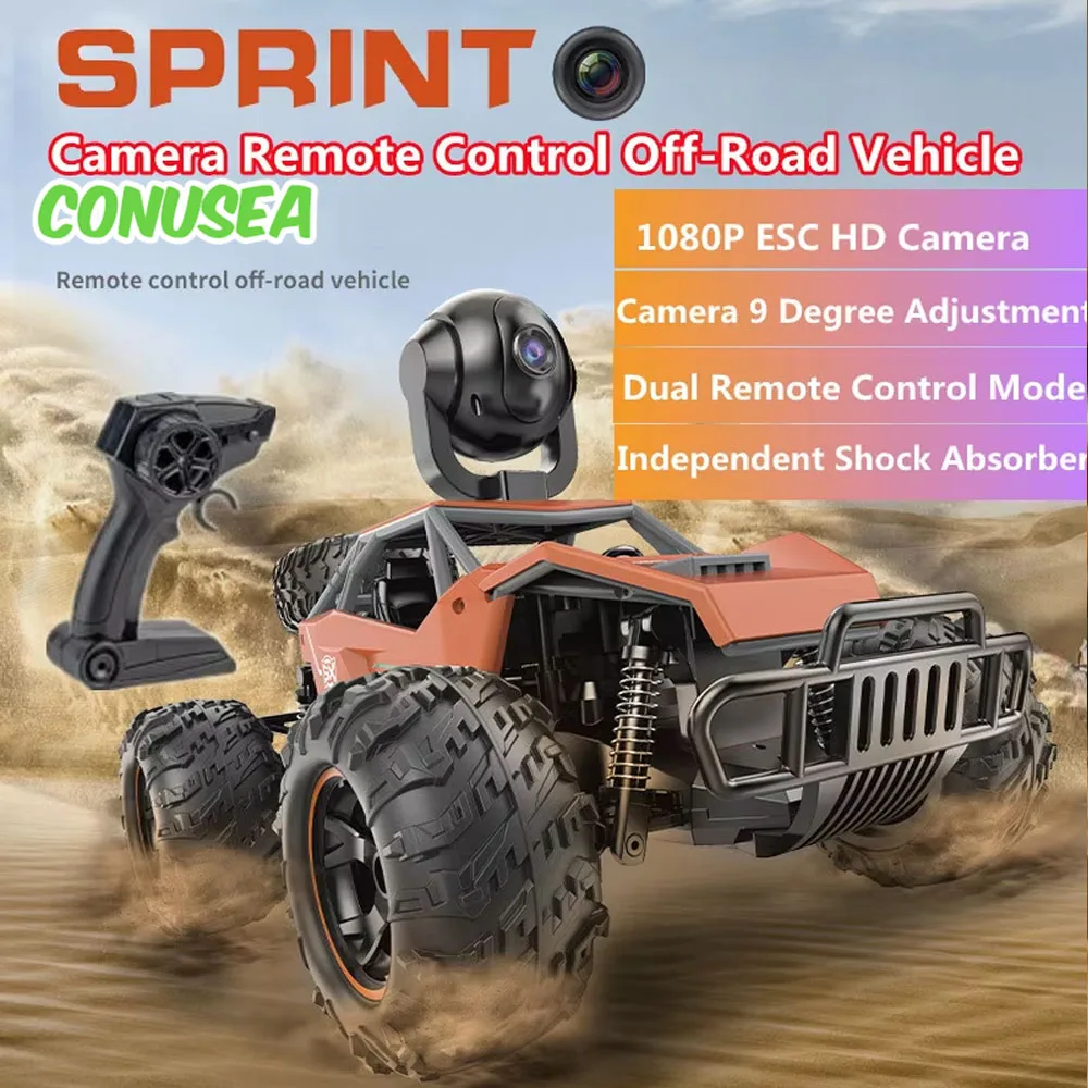

1/14 Радиоуправляемый автомобиль с камерой 1080P 720P из сплава, высокоскоростные внедорожные альпинистские автомобили, Wi-Fi, Fpv, дрифт, дрифт, багги с дистанционным управлением, игрушки для мальчиков