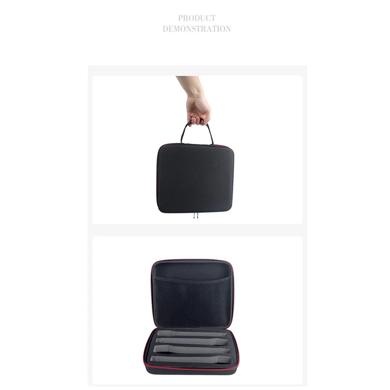 

RTENTE-2X Wireless Microphone Bag Home Microphone Bag Performance Microphone Storage Box Outdoor Microphone Bag