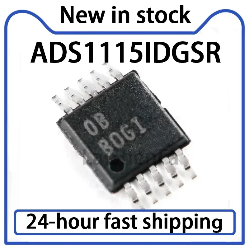 1PCS ADS1115IDGSR Package VSSOP-10 16 Bit Analog-to-digital Converter Chip IC in Stock