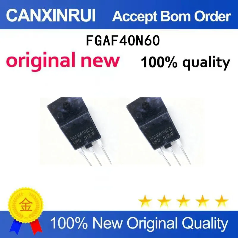 

(5-100 Pieces) New stock FGAF40N60 TO-3P