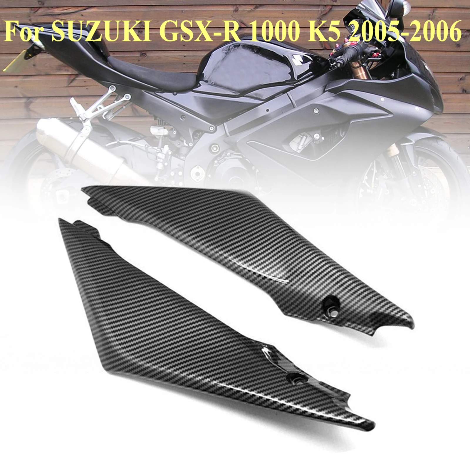 

For SUZUKI GSX-R 1000 K5 2005-2006 Motorcycle Fuel Tank Lower Side Cover Fairing Fit Moto Bodywork Side Panel Fairing Cover