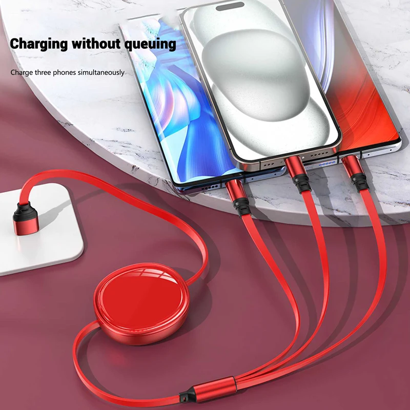 3 في 1 سلك بيانات صغير USB نوع C كابل شاحن سريع لكيا سبورتاج R GT ستينغر سورينتو Ceed سيراتو فورتي نيرو سول تيلورايد