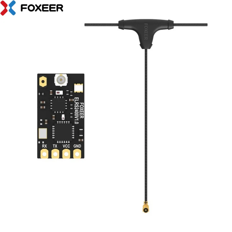 Foxeer ELRS 2.4G Receiver LNA RGB LED Indicator for ELRS 2.4G TX RC FPV Freestyle Long Range Drones DIY Parts