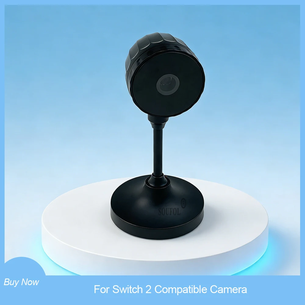 

Видеокамера 1080P HD для консоли Switch 2 - Камера для видеозаписи с выдвижной защитной крышкой объектива, игровые аксессуары