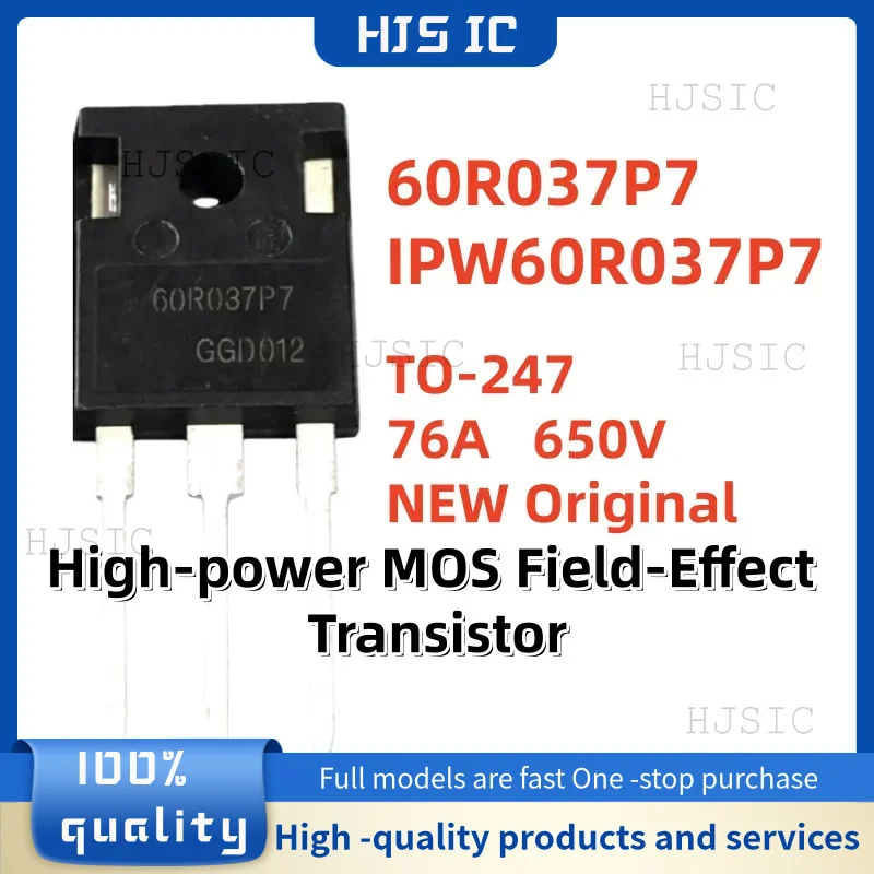 original-5-10-20pcs-100-novo-e-de-alta-qualidade-60r037p7-ipw60r037p7-to-247-76a-650v-transistor-de-efeito-de-campo-mos-de-alta-potencia