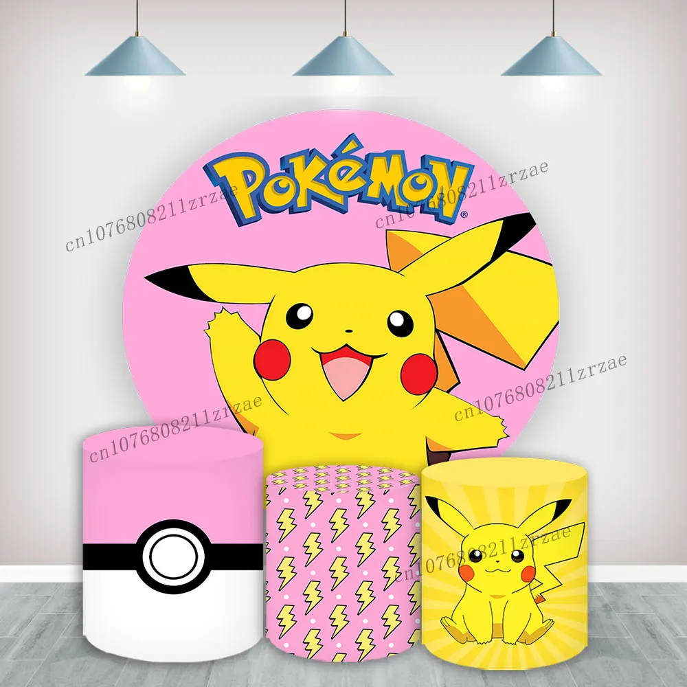 pokemon-tema-pikachu-pano-de-fundo-redondo-meninas-crianca-festa-de-aniversario-rosa-decoracoes-de-fundo-pokeball-cha-de-bebe-banner-prop
