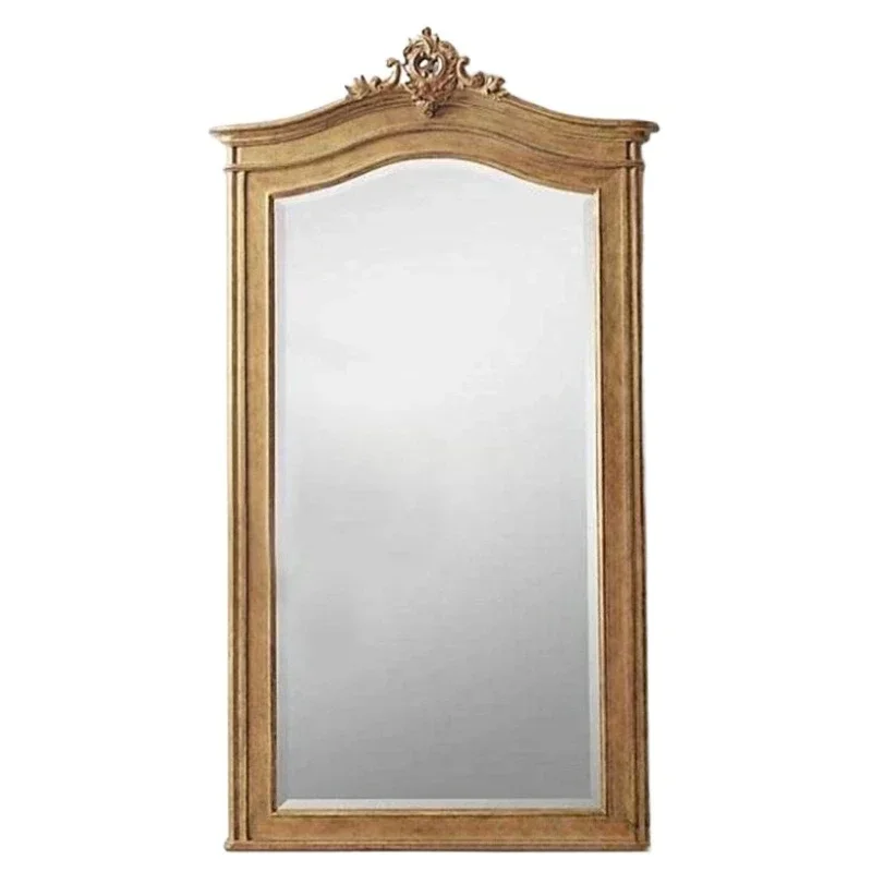 

Американское резьба по цельному дереву, цветочное зеркало, мебель, дуб, винтажный магазин одежды, зеркало