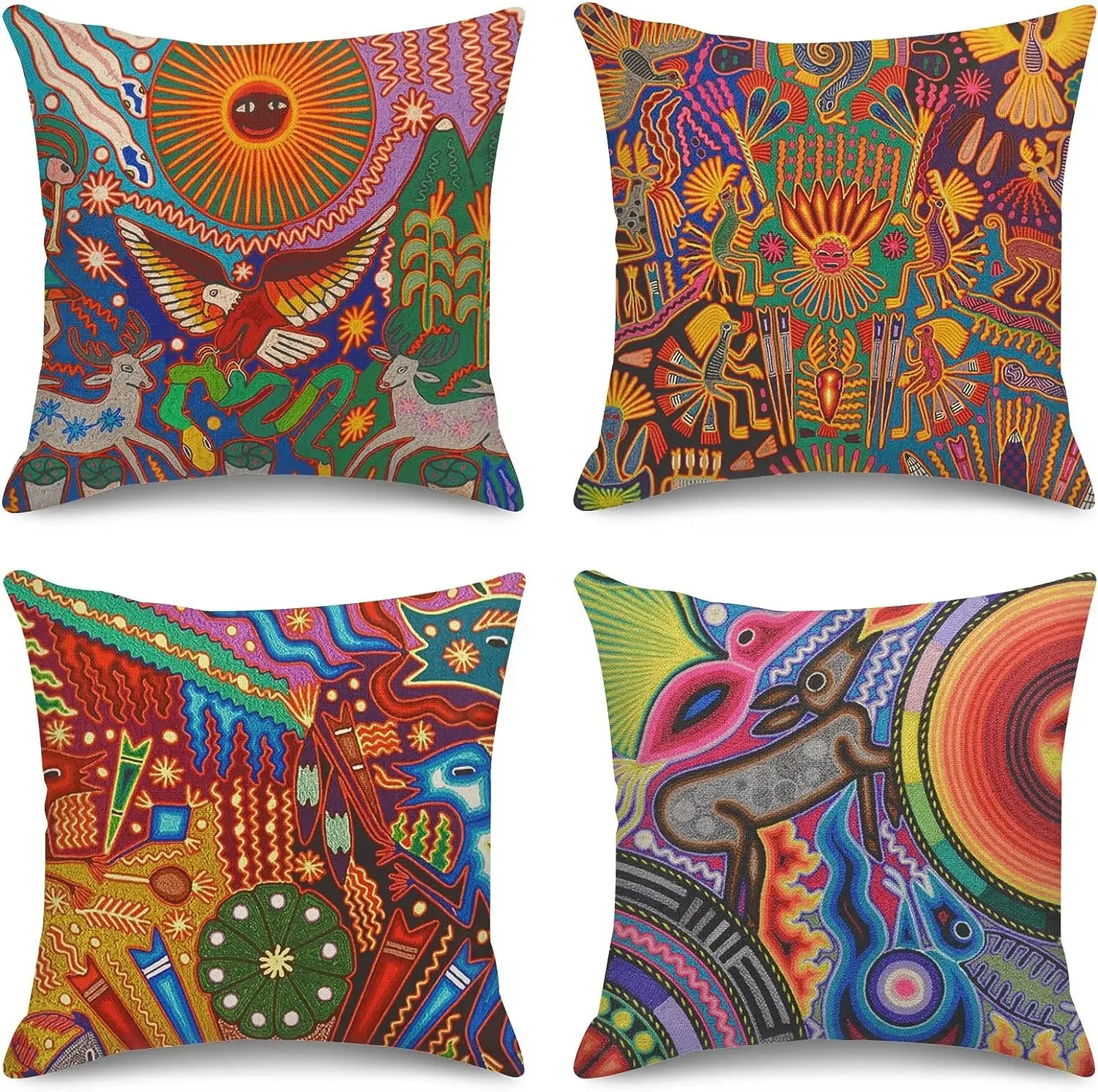 

Throw Pillow Case Home Decoration Pillow Cover Colorful Bohemian Style Decorative Outdoor Cushion Sofa Cushion Cover