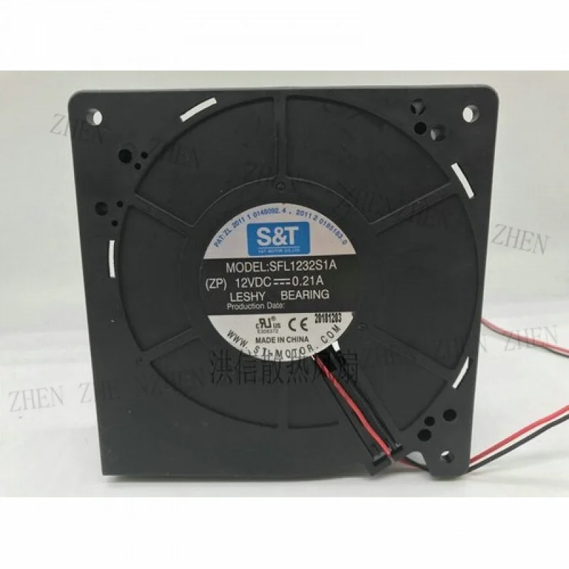 Y FOR  S&T 12032 SFL1232S1A DC12V 0.21A 12CM  Turboblower Fan