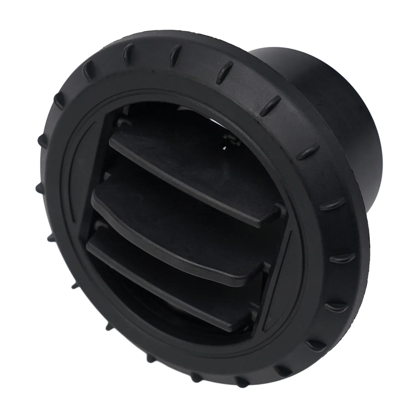 60mm Warm Air Vent Outlet Air Diesel Parking Heater Air Conditioner Duct Hose Pipe Air Vent Outlet Rotatable Black For Car Truck