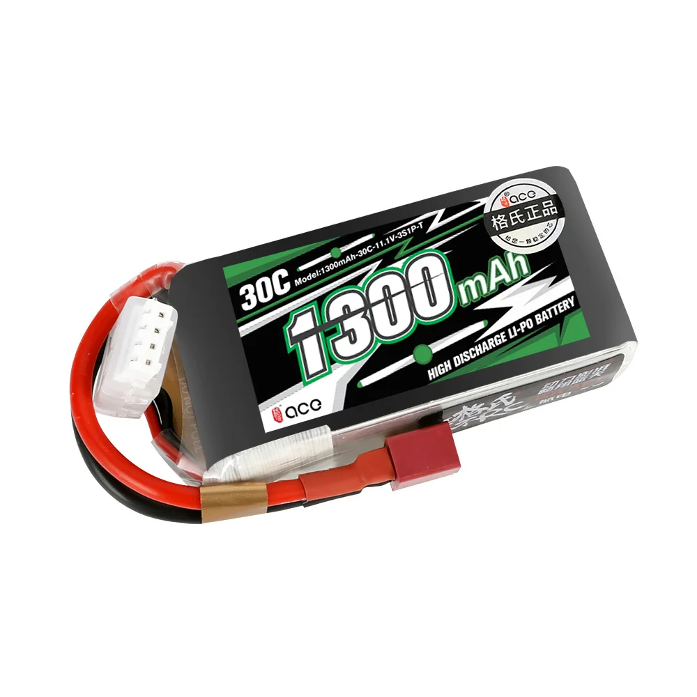 Gens ace-Batería de 1300mAh, 1650mAh, 11,1 V, 3S1P, con enchufe T XT60 para tablero KT, avión, ala fija, RC, FPV, helicóptero de carreras