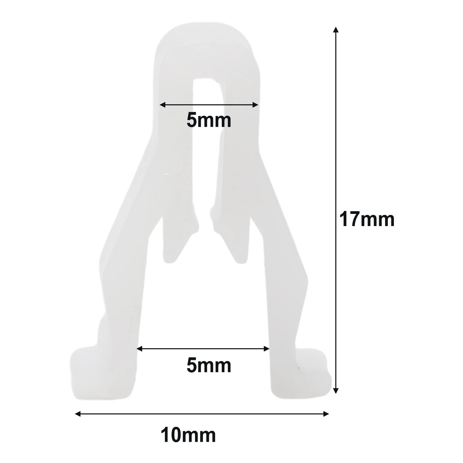 อุปกรณ์เสริมป้องกันการกัดกร่อน Anti-Wear อะไหล่สวิทช์ BEZEL คลิปสีขาว 30pcs GS350 GS450h IS250 LS460 ไนลอน