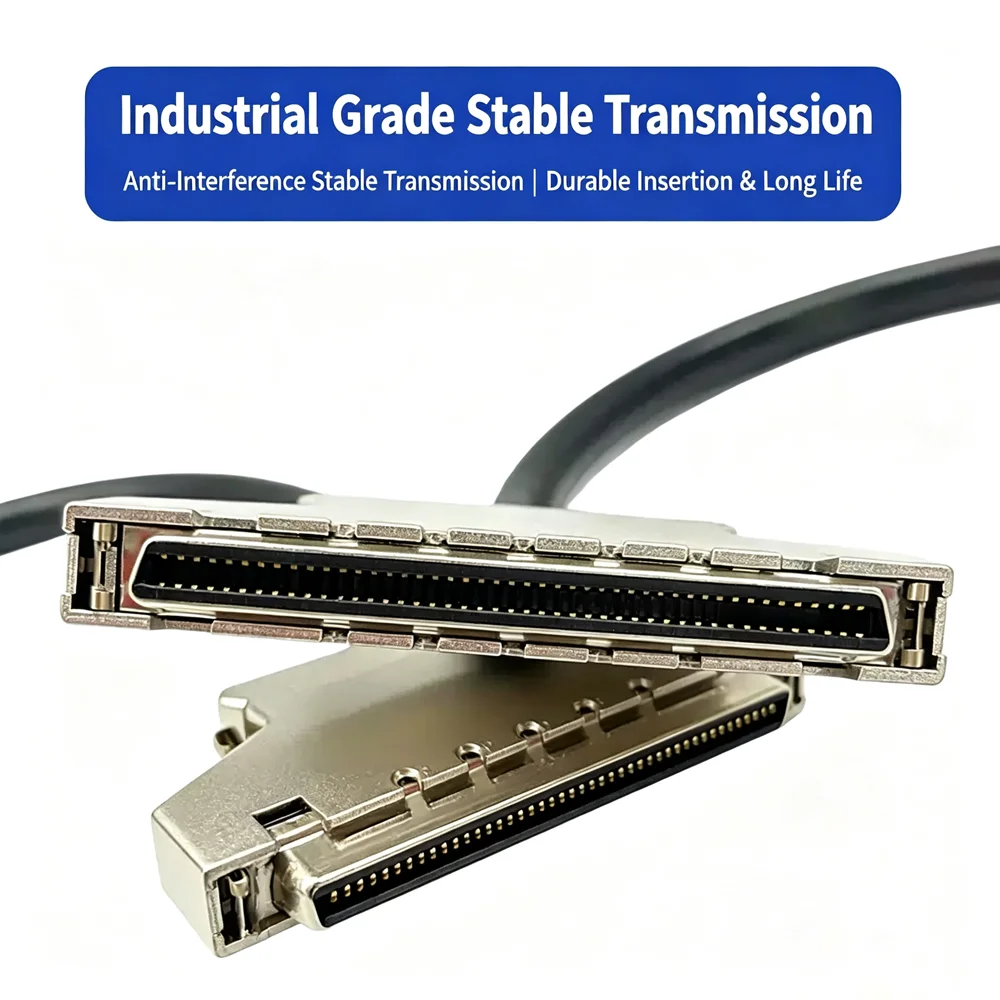 PCR-E96FA+ Cable 96Pin Female to Female Signal Cable, 96P PCR-E96FA Industrial Transmission Wire for Auto Equipment Test Instrum