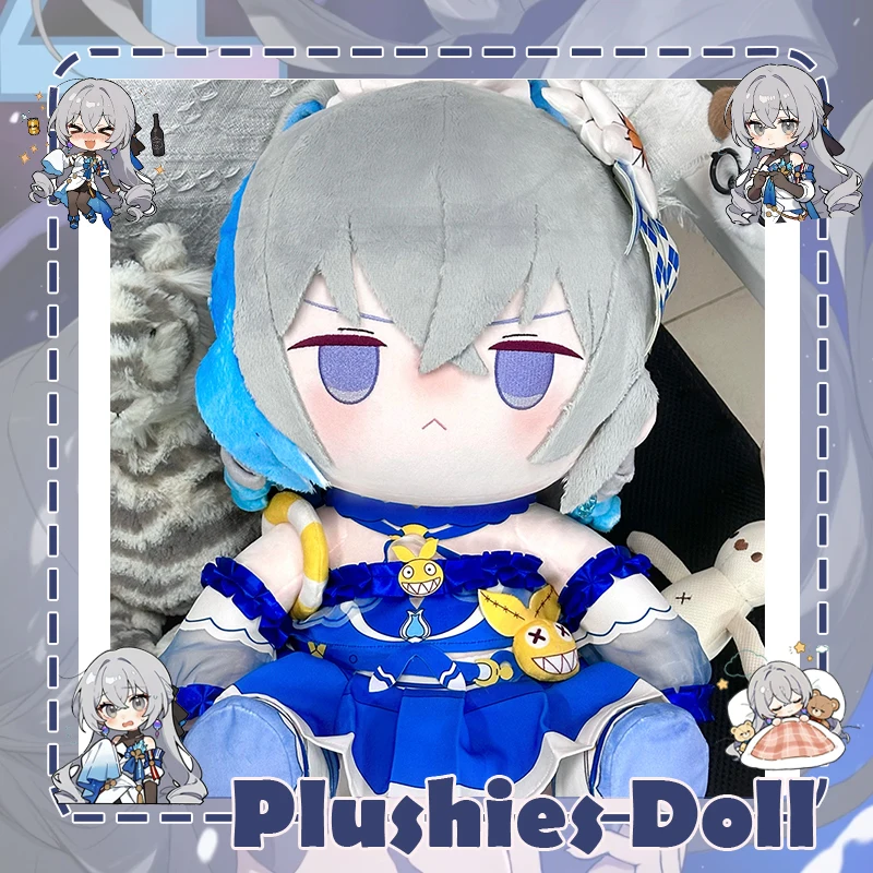 Gioco Honkai Impact 3 Bronya Zaych Peluche Bambola Herrscher of Truth Cotone Farcito Seduto Giocattolo Peluche Anime Cuscino Figura Regalo 40 cm