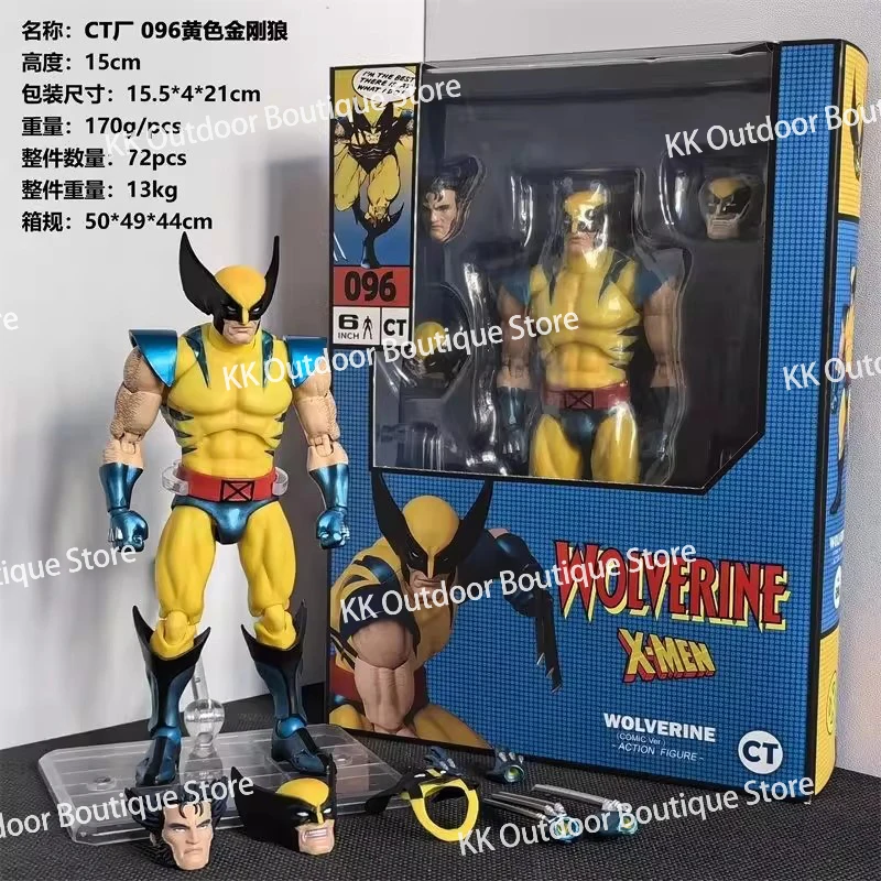 متوفر ألعاب Ct ولفيرين براون مافيكس 138 الشكل 096 كوميك Ver X-Men Shf أنيمي عمل الشكل تمثال نموذج هدايا مخصصة اللعب