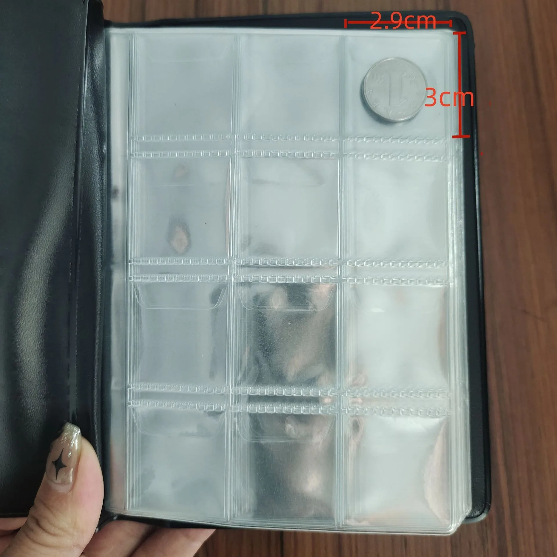 120 Pocket Small Coin Collection Album Book Commemorative Euro 10 Pages Money Coin Copper Collection Flip Coin Storage Book