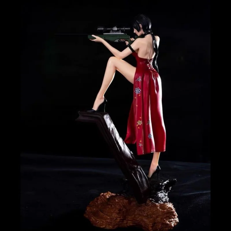 반다이 레지던트 이블 에이다 웡 GK 스나이퍼 액션 피규어 수집용 피규어 게임 상품 PVC 모델 장식 선물 소년 장난감 선물